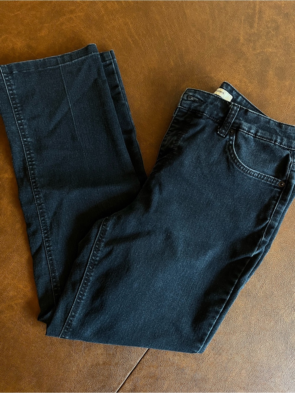 Jones New York Lexington Straight Dark Blue Sz 12 Jeans